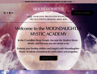 moondaughter.com screenshot