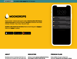 moondropsapp.com screenshot