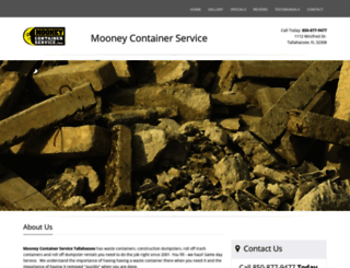 mooneycontainers.com screenshot