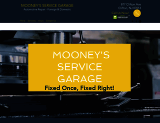 mooneysgarage.com screenshot