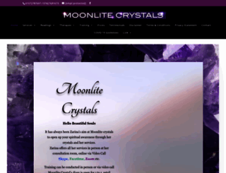 moonlitecrystals.co.uk screenshot