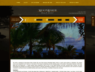 moonrakerbarbados.com screenshot