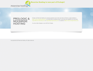 moonrisehosting.com screenshot