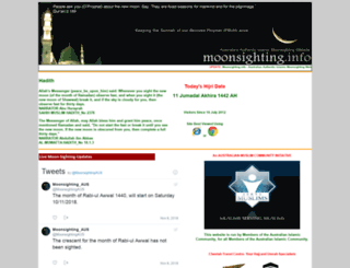 moonsighting.info screenshot