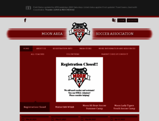 moonsoccer.org screenshot