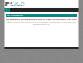 moonstoneenviro.com screenshot