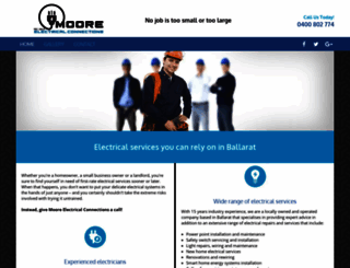 moore-electrical.com.au screenshot
