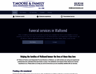 moore-funerals.co.uk screenshot