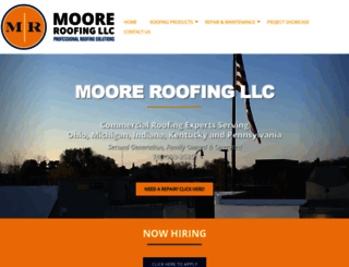 moore-roofing.com screenshot