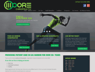 moorechiro.com screenshot