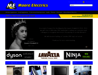 mooreelectrics.co.uk screenshot