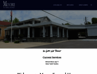 moorefunerals.com screenshot