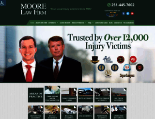 moorelawfirm-al.com screenshot