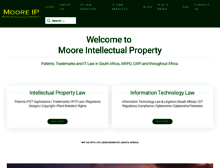 moorepatent.co.za screenshot