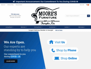 mooresdiscountfurniture.com screenshot