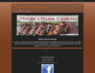 mooreshorsecompany.com screenshot