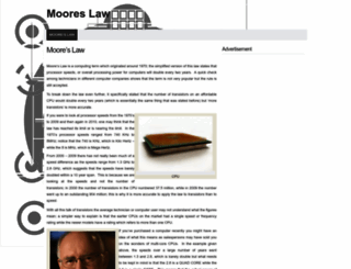 mooreslaw.org screenshot