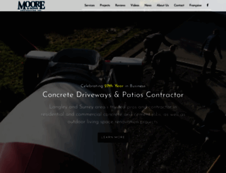 mooresoncontracting.com screenshot