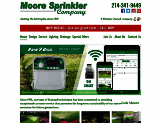 mooresprinklercompany.com screenshot
