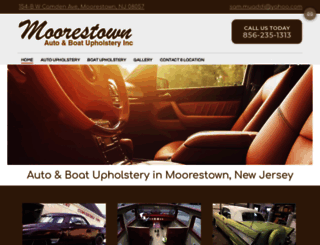 moorestownautoupholster.com screenshot