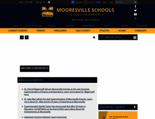 mooresvilleschools.org screenshot