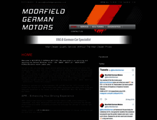 moorfieldgermanmotors.co.uk screenshot