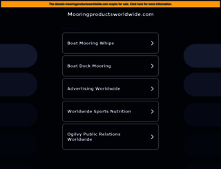 mooringproductsworldwide.com screenshot