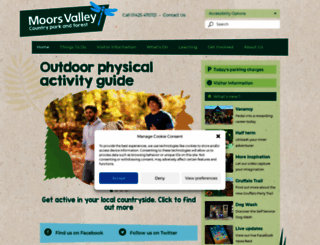moors-valley.co.uk screenshot