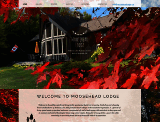 mooseheadlodge.ca screenshot