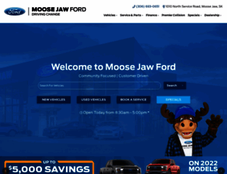 moosejawfordsales.com screenshot