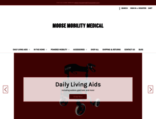 moosemobilitymedical.com screenshot