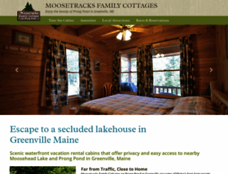 moosetrackscottages.com screenshot