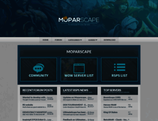 moparscape.org screenshot