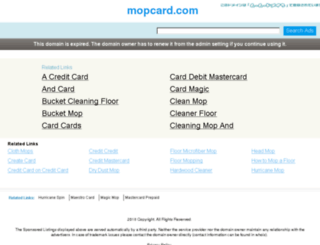 mopcard.com screenshot