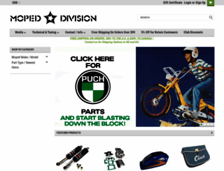 mopeddivision.com screenshot