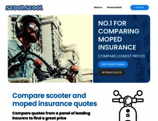 mopedinsurance.co.uk screenshot