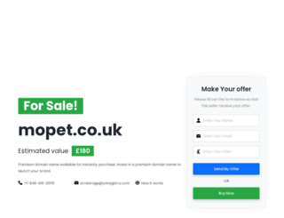 mopet.co.uk screenshot