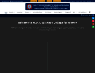 mopvc.edu.in screenshot