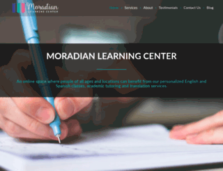 moradianlearning.com screenshot