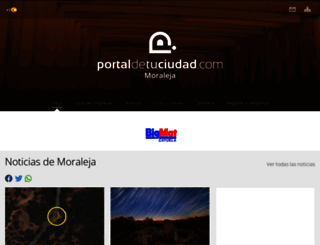 moraleja.portaldetuciudad.com screenshot