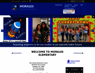 morales.pasadenaisd.org screenshot