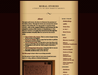 moralstories.wordpress.com screenshot