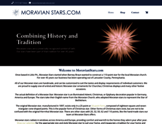 moravianstars.com screenshot