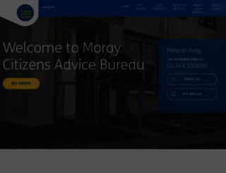moraycab.org.uk screenshot