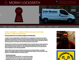 moraylocksmith.co.uk screenshot