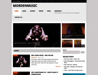 mordenmusic.com screenshot