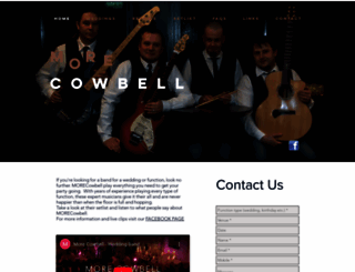 morecowbell.ie screenshot