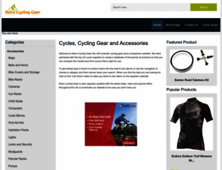 morecyclinggear.co.uk screenshot