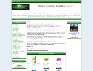 moregamecodes.com screenshot