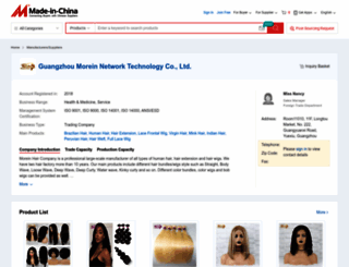 moreinhair.en.made-in-china.com screenshot